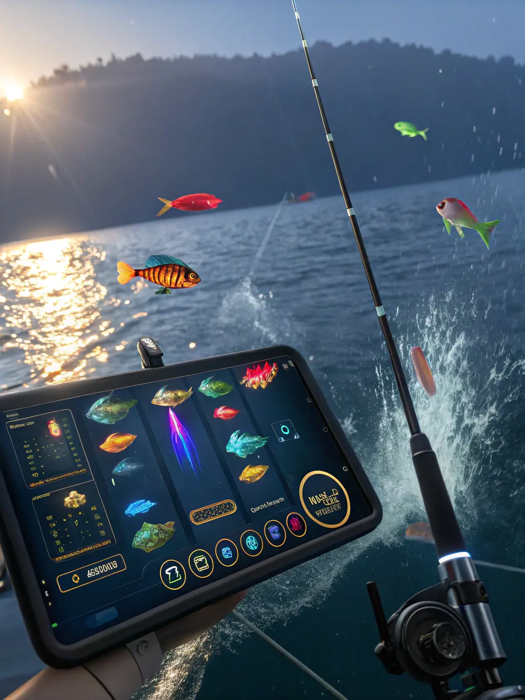 An action-packed image from a fish shooting game on H2777, highlighting the fast-paced gameplay and rewarding targets.
